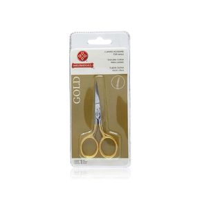 Tesoura Unha Curva Gold Bc-332-3.5/8 9.2Cm Und