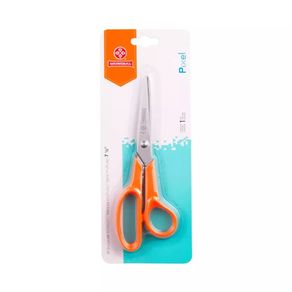 Tesoura Multiuso Mista 3562-7 1/2 Laranja Pixel