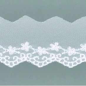 Bordado em Tule Ref.007 001 13,7Mts Bordado em Tule Ref.007 001 13,7Mts
