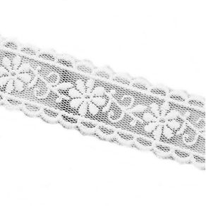 Bordado Tule Bt016-025 001 Bco 13,7Mt