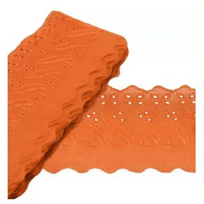 Bordado Ingles Bp088 10Cm 013 Lrnj 13,70Mt Bordado Ingles Bp088 10Cm 013 Lrnj 13,70Mt