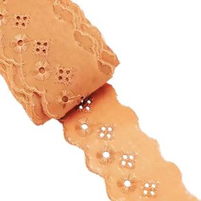 Bordado Ingles Bp065 5,0Cm 013 Laranja 13,70Mt Bordado Ingles Bp065 5,0Cm 013 Laranja 13,70Mt