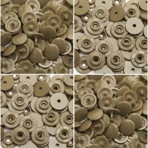 Botao Pressao Ritas 12 Ouro C/50Pc