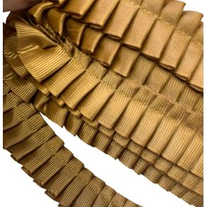 Fita Drapeada 25Mm Cor 30 Caramelo C/9,14Mt Fita Drapeada 25Mm Cor 30 Caramelo C/9,14Mt