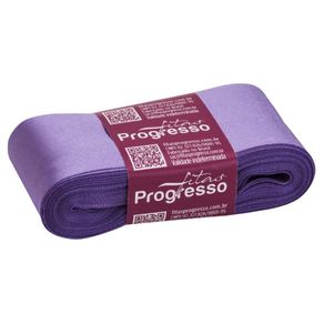 Fita Cetim Progresso N.12 245 Lilas 10Mt