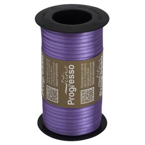 Fita T900-Cetim D.Face Pol N.000 356 Lilas Lavanda 100Mt