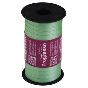 Fita Cetim Progresso N.1 232 Verde Menta 100Mt Fita Cetim Progresso N.1 232 Verde Menta 100Mt