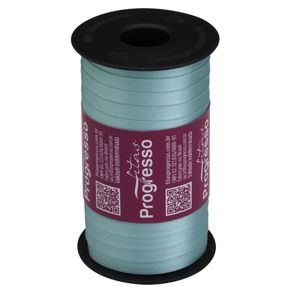 Fita Cetim Progresso N.1 247 Azul Tiffany 100Mt