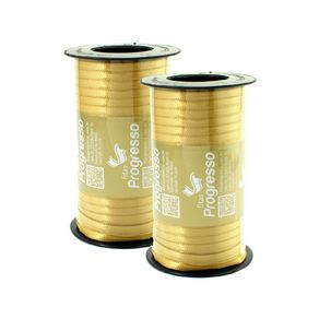 Fita Cetim Progresso N.1 228 Ouro 100Mt
