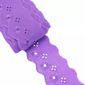 Bordado Ingles Bp065 5,0Cm 009 Lilas 13,70Mt Bordado Ingles Bp065 5,0Cm 009 Lilas 13,70Mt