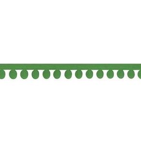 415 Passam. Pom Pom P Cetim 106 Verde Esc. 5Mt