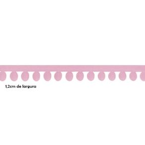 415 Passam. Pom Pom P Cetim 105 Rosa 5Mt