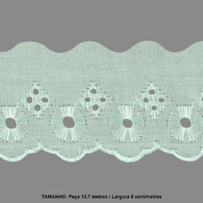 Bordado Ingles Bp065 5,0Cm 005 Verde 13,70Mt Bordado Ingles Bp065 5,0Cm 005 Verde 13,70Mt