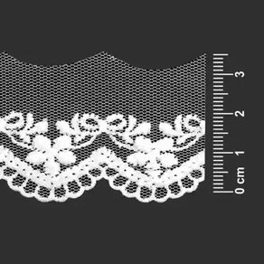 Bordado Tule Bt018-035 001 Bco 13,7Mt Bordado Tule Bt018-035 001 Bco 13,7Mt