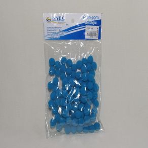 Pompom-S 14Mm 349 Turquesa Escuro C/100Und Pompom-S 14Mm 349 Turquesa Escuro C/100Und