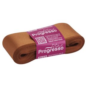 Fita Cetim Progresso N.9 2000 Caramelo 10Mt