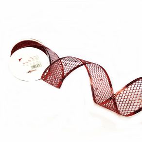 Art P/ Fes Fita Arm Enf de Natal 3,8Cmx914cm 10J 6F Vermelho