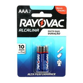 Pilha Alc Ray Aaa2 Sm 384 2Und Bl Pilha Alc Ray Aaa2 Sm 384 2Und Bl