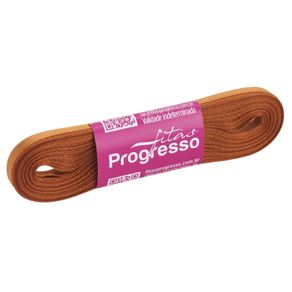 Fita Cetim Progresso N.1 2000 Caramelo 10Mt Fita Cetim Progresso N.1 2000 Caramelo 10Mt