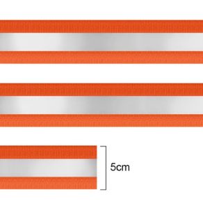 Fita Refletiva 5Cm Laranja/Verde/Cinza Mt Fita Refletiva 5Cm Laranja/Verde/Cinza Mt