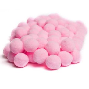 Pompom-S 14Mm 132 Rosa C/100Und Pompom-S 14Mm 132 Rosa C/100Und