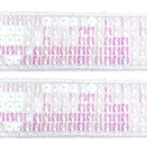 Fita Paete Quad 150899 2.5Cm Bco Irizado Mt