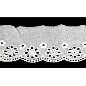 Bordado Ingles Algodao Cal-14 Tam 50 101 13,70Mt Bordado Ingles Algodao Cal-14 Tam 50 101 13,70Mt