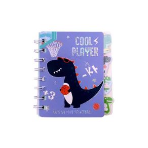 Mini Agenda Esp C/D Cool Player Dino 11,5Cm 103 Color Und Bl