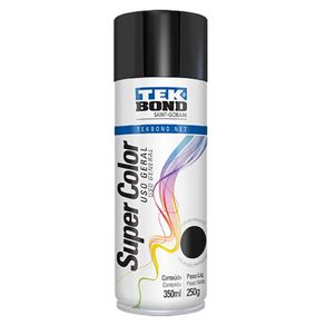Tinta Aerossol Preto Brilhante 350Ml/250G