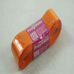 Fita Cetim Progresso N.07 66 Laranja 10Mt Fita Cetim Progresso N.07 66 Laranja 10Mt
