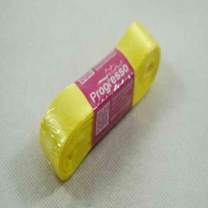 Fita Cetim Progresso N.5 242 Amarelo Canario 10Mt Fita Cetim Progresso N.5 242 Amarelo Canario 10Mt