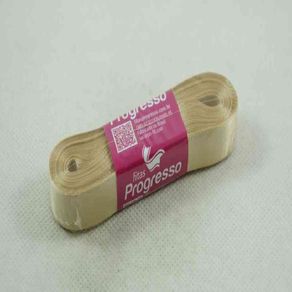 Fita Cetim Progresso N.3 236 Bege 10Mt Fita Cetim Progresso N.3 236 Bege 10Mt