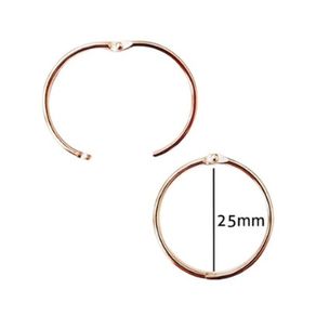 Argola Articulada 25 Ouro 10Und Luli