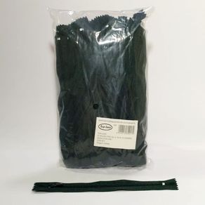 Fechos Ecler (Outros) 15Cm 17 Vd Musgo C/Cordao 100%Po 100Un