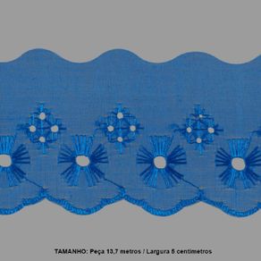 Bordado Ingles Bp065 5,0Cm 011 Az Royal 13,70Mt Bordado Ingles Bp065 5,0Cm 011 Az Royal 13,70Mt