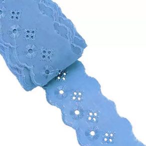 Bordado Ingles Bp065 5,0Cm 012 Turq 13,70Mt Bordado Ingles Bp065 5,0Cm 012 Turq 13,70Mt