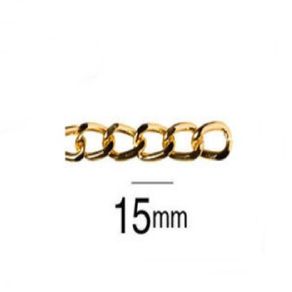 Corrente Nybc 10X15mm (2.2) Ouro Mt Corrente Nybc 10X15mm (2.2) Ouro Mt