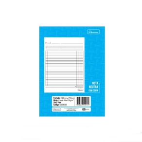 Nota Neutra Gde 1/16 C/Copia 24X2fls C/10Und