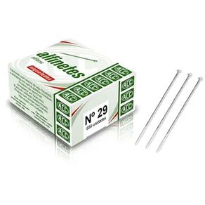 Alfinete Cabeca N.29 50G 680Und Aco Niq