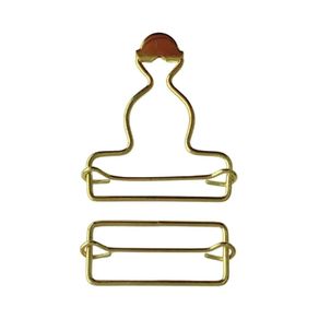 Fivela Jardin 40Mm Ouro 10Und