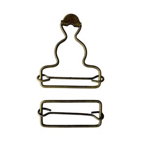 Fivela Jardin 40Mm Ouro Velho 10Und Fivela Jardin 40Mm Ouro Velho 10Und