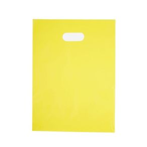 Saco Boca Palhaco 30X40x13 C/ 50 Un Amarelo