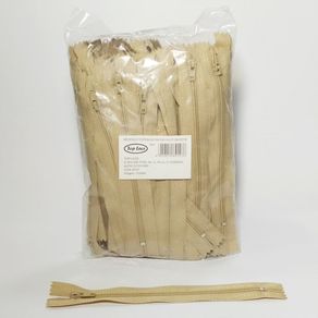 Fechos Ecler (Outros) 15Cm 127 Bege C/Cordao 100%Pol 100Und Fechos Ecler (Outros) 15Cm 127 Bege C/Cordao 100%Pol 100Und