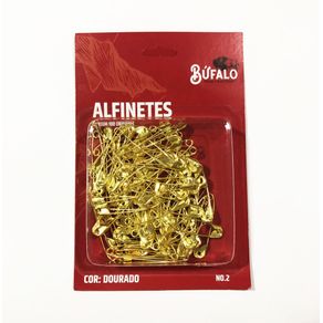 Alfinete de Seguranca N.02 100Und Dourado