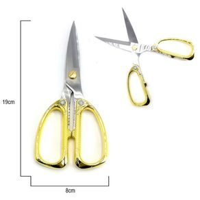 Tesoura Ut.727 N. 7.5 19Cm Prata/Dourado