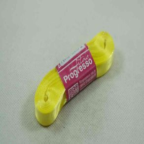 Fita Cetim Progresso N.2 242 Amarelo 10Mt