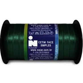 Fita Cetim Najar N.00 Poliester 05 Amazonas 100Mt Fita Cetim Najar N.00 Poliester 05 Amazonas 100Mt