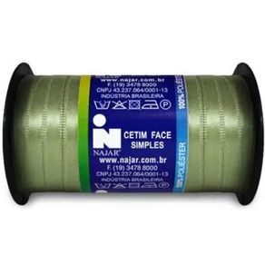 Fita Cetim Najar N.1 Poliester 39 Militar 100Mt