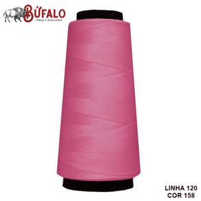 Linha P/Costura 1500Mt 158 Rosa Medio Linha P/Costura 1500Mt 158 Rosa Medio