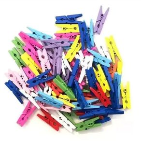 Mini Prendedor 2,5Cm Mix 50Und Luli Mini Prendedor 2,5Cm Mix 50Und Luli